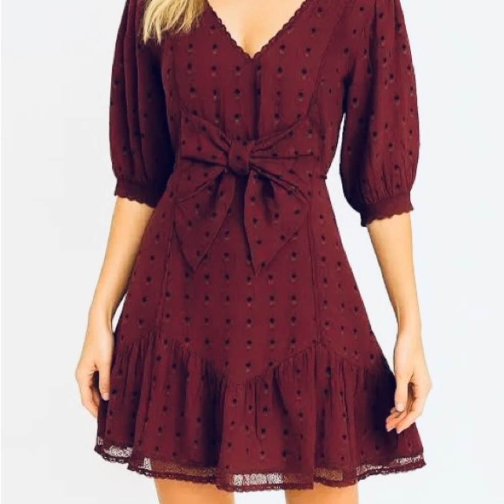 LoveShackFancy Lena Dress in Spice